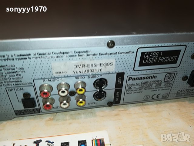 panasonic recorder hdd/dvd-germany 2912221356, снимка 15 - Плейъри, домашно кино, прожектори - 39135773