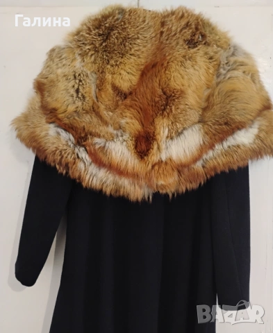 Къса пелерина от лисица, снимка 3 - Палта, манта - 53172567