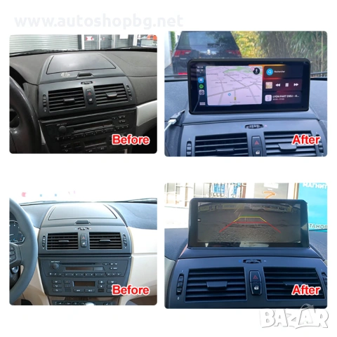 Мултимедия за BMW X3 E83 (2003–2010) -10.25'' за моделите без оригинален дисплей, снимка 2 - Аксесоари и консумативи - 53733538