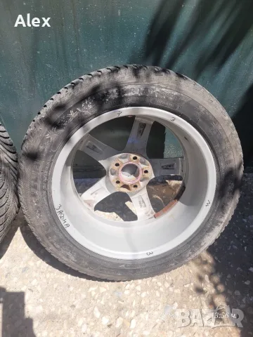 Джанти с гуми Michelin  17 цола смъкнати от Пежо. 7J  x  17   H2  , снимка 13 - Гуми и джанти - 56075428