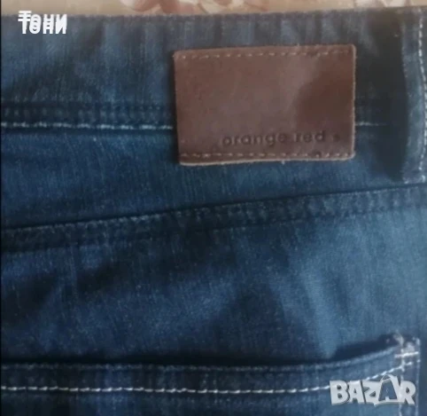 Orange Red Оригинал Нови Мъжки Дънки L , снимка 4 - Дънки - 51040289