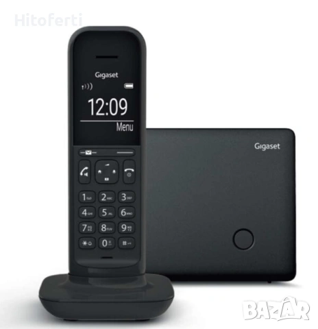 Безжичен телефон GIGASET CL-390 NERO