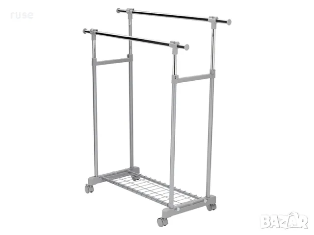 НОВИ! Двоен щендер закачалка за дрехи обувки аксесоари до 29кг