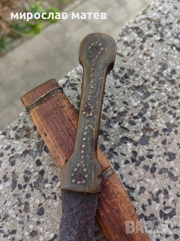 Автентична стара кама / нож, снимка 3 - Антикварни и старинни предмети - 53773801
