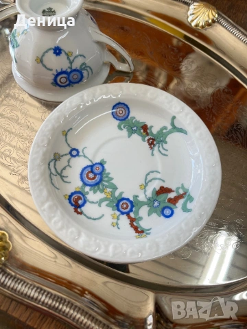 Rosenthal  1920–1924  Този сет е част от емблематичната серия Maria, но с рядък и специфичен , снимка 5 - Чаши - 53867854