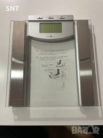Електронен кантар за тегло до 180 кг Стъкло Цифров дисплей, снимка 2 - Друга електроника - 49103433