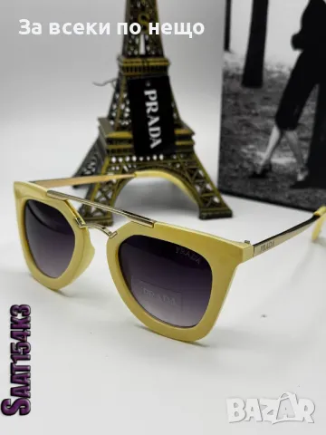 Prada Слънчеви Очила С UV400 Защита С ПОДАРЪК🎁 Калъф Прада - Различни Модели и Цветове Код D2305, снимка 8 - Слънчеви и диоптрични очила - 49552231