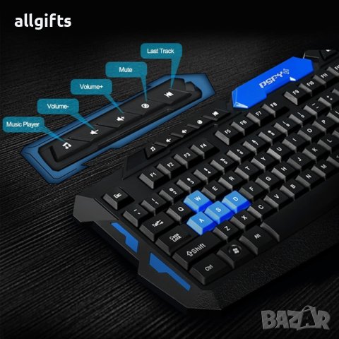 8100 Геймърска wireless клавиатура и мишка, снимка 6 - За дома - 35797191
