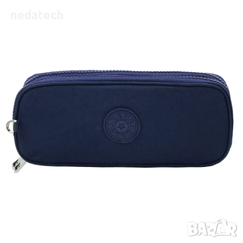 Несесер за училище, Син, 22.5x4x9см., снимка 3 - Ученически пособия, канцеларски материали - 51733499