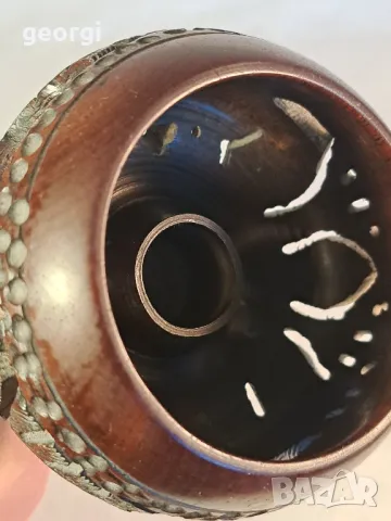 екзотичен африкански свещник дърворезба 22/1, снимка 7 - Декорация за дома - 49203411