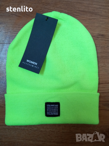 неонова дамска шапка, снимка 1