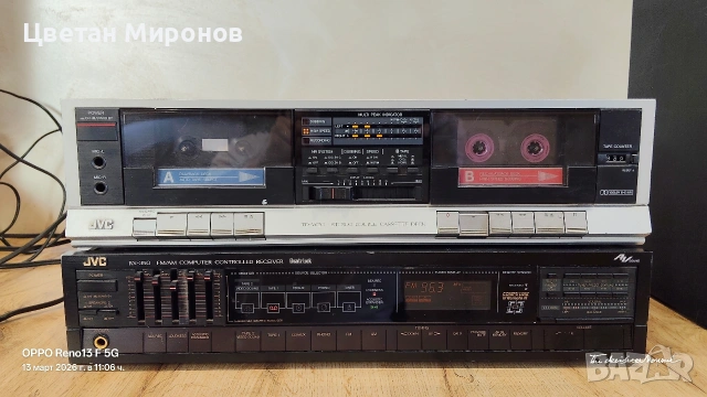 ресивър и дек JVC