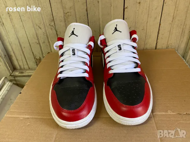 ''Nike Jordan 1 Low Chicago Flip''оригинални маратонки 40.5 номер, снимка 3 - Маратонки - 48163839