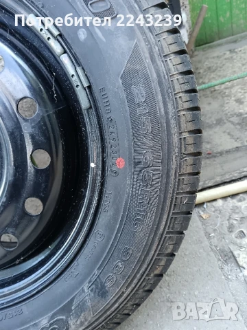Гума с джанта 215/65/16, снимка 2 - Гуми и джанти - 50774174