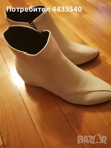Дамски кожени боти, снимка 5 - Дамски боти - 49743219