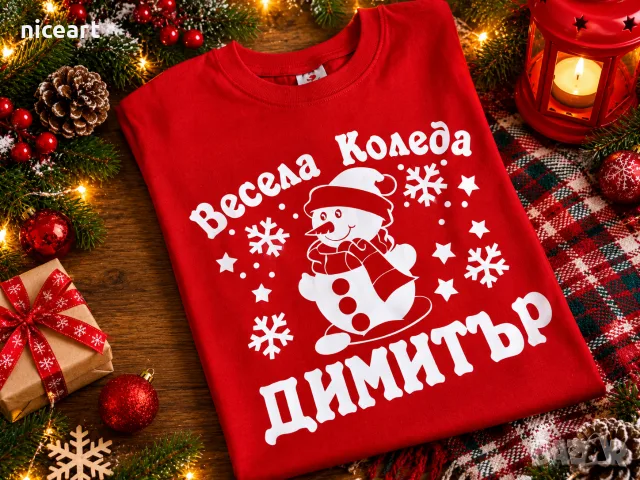 Коледно чорапче с име, снимка 2 - Коледни подаръци - 56318093