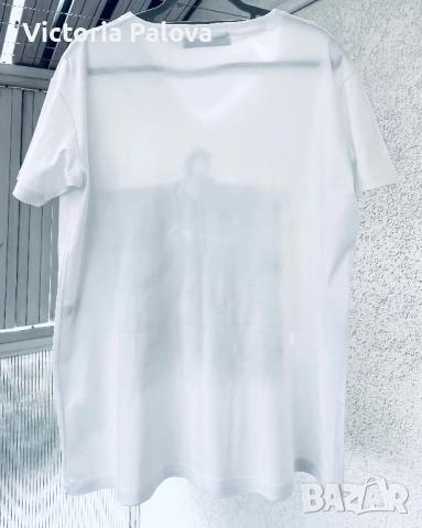 Блуза/тениска  лукс MARIELLA BURANI vintage Италия, снимка 6 - Тениски - 51635310