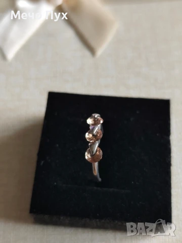 Сребърен пръстен (273), снимка 4 - Пръстени - 51196405