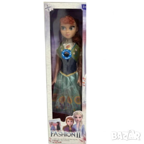 Голяма кукла, 58см,  Ледено царство, с музика, снимка 5 - Кукли - 52069916