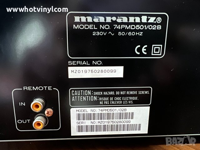 Касетен дек Marantz PMD 501, снимка 4 - Декове - 40656505