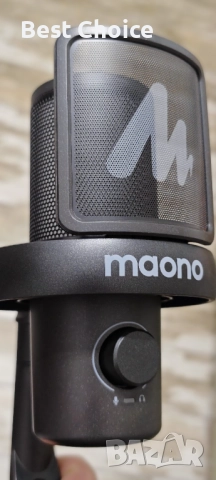 Гейминг Maono DM40 Pro безжичен USB кондензаторен микрофон за PC, PlayStation и др., снимка 10 - Микрофони - 52869726