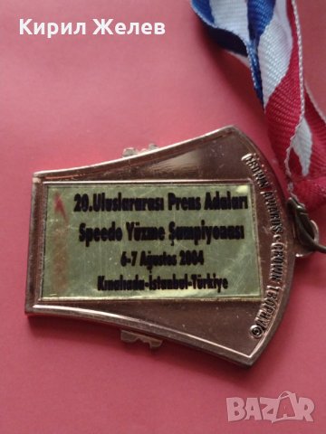 Медал за колекция декорация рядък много красив - 25942, снимка 4 - Други ценни предмети - 34423864