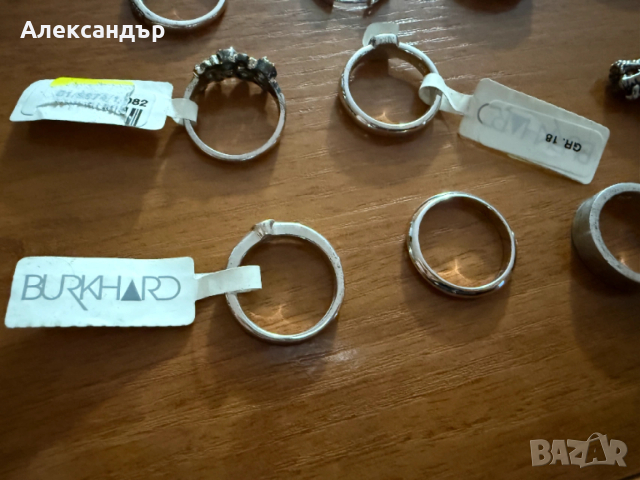 [ПРОДАВА] 98 гр. сребърни бижута, снимка 2 - Пръстени - 53167309