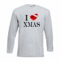 Мъжка тениска Коледа I Love XMAS, снимка 2