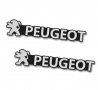 Нови алуминиеви емблеми ”PEUGEOT” - 41 мм. / 8 мм., снимка 1 - Аксесоари и консумативи - 40054367