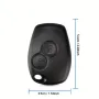 Кутийка за ключ Renault 3 бутона за Renault / Dacia: Clio, Kangoo, Master, Modus, Trafic, Twingo, снимка 2