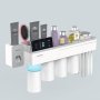 Органайзер за тоалетни принадлежности с дозатор за паста за зъби, снимка 1 - Органайзери - 41905570