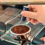 RSNMocha 58 mm, бъркалка за кафе еспресо от неръждаема стомана 6 игли 0,25 mm WDT, черно, снимка 7