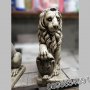 Лъв от Бетон Статуя Фигура за Декорация на Дом и Градина, снимка 3