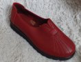 Обувки еко кожа, червени, код 409/ББ2/22, снимка 1 - Дамски ежедневни обувки - 42245478