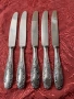 Стари антикварни посребрени ножове Silkema Solingen - 5бр., снимка 2