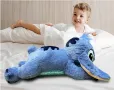 Голяма Плюшена играчка Възглавница Стич, 60см Син, Stitch плюшен, снимка 1