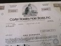 Сертификат за 100 акции | Carter Hawley Hale Stores | 1975г., снимка 2