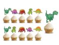 Динозаври Динозавър Джурасик парк 10 бр топер топери за мъфини кексчета декор парти рожден ден