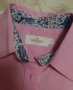 Дамска риза в наситен розов цвят с красив бордюр на яката, снимка 2
