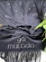 Черен шал Gai Mattiolo/ голям шал тип одеало, снимка 7