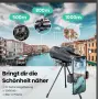 Монокулярният телескоп GOBEES 12x50 HD Starscope, монокуляр с държач за смартфон и статив, 12-точков, снимка 4