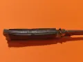 🔪 СТАР АВТОМАТИЧЕН НОЖ С ЧИРЕНИ БИВОЛСКИ РОГ, снимка 7
