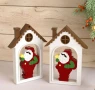 Молд къщичка с дядо Коледа 13,6 см, снимка 1