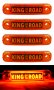 1бр. ЛЕД LED габарити King Of The Road ОРАНЖЕВ , 12-24V, снимка 3