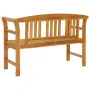 vidaXL Градинска пейка, 114 cм, акация масив, снимка 3