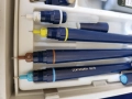 Рапидографи Centropen-Centrograf 9070, к-т 4 броя писци: 0,7/0,5/0,35/0,25 мм, нов, отличен + 2 туша, снимка 2