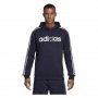 adidas Essential 3 Stripe Hoodie - страхотно мъжко горнище , снимка 1 - Спортни дрехи, екипи - 38902648