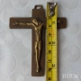 Кръстове различни: 32 см. голям кръст разпятие Исус орнаменти метал икона религия пано, троица , снимка 8