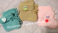 Ръчно плетени топли бебешки буйки , снимка 1 - Други - 38738985