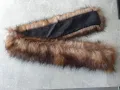 Тъмно Кафява яка Еко косъм. 75 см.и 1 м. Пух за качулка Дълъг Изкуствен.Якичка/пухче , снимка 2